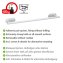 Turbo-Loc® Badetuchstange Uno Mod. Orea White matt, 60 cm, aus rostfreiem Edelstahl - 3