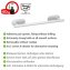 Turbo-Loc® Badetuchstange Uno Mod. Orea White matt, 40 cm, aus rostfreiem Edelstahl - 3
