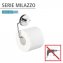 Vacuum-Loc® Toilettenpapierhalter Mod. Milazzo & Haken, 3-tlg., Befestigung ohne bohren - 3