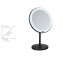 LED Stand-Kosmetikspiegel Mod. Onno Schwarz, mit Touch-Funktion - 3