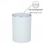 Schwingdeckeleimer Mod. Inca White, hochwertiger Kunststoff, 5 Liter - 3