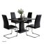 Esszimmerstuhl SallyC Kunstleder 4er-Set Schwarz - 3
