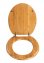 WC-Sitz Mod. Bambus Dunkel, aus echtem Bambus - 3