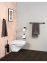 WC-Garnitur Mod. Bosio geschlossen Edelstahl Black matt, rostfrei - 3