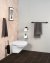 WC-Garnitur Mod. Bosio geschlossen Edelstahl Black matt, rostfrei - 3