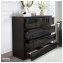 Sideboard Kenji 8 Schubladen Hochglanz Schwarz - 3