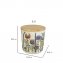 Vorratsdose Mod. Garden, 3er Set, aus biokunststoff und bambusdeckel - 3