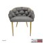 Stuhl Alsen Gold Grau - 3