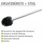 Toilettenbürste mit Edelstahlstiel, 4er Set, WC-Ersatzbürste, 4er Set, Ø 8 cm - 3