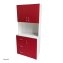Küchenschrank Blanca Rot Weiß - 3