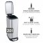 Treteimer Mod. Design 20 L, Easy-Close, Edelstahl, mit herausnehmbarem Einsatz - 3