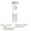 Toilettenpapierhalter stehend mit Ablage, Chrom, mit Ersatzrollenhalter - 3