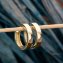 Ohrringe Gold 585 hochglanzpoliert 3,1mm breit, 15,2mm Durchmesser - 3