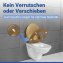 WC Sitz Mod. Aldeno Gold matt, Toilettendeckel aus foliertem MDF - 3