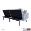 Sofa mit Schlaffunktion Brigga Grau - 3