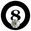 Wandhaken 4er-Set Billard - 3