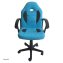 Schreibtischstuhl Junior höhenverstellbar ergonomischer Drehstuhl Hellblau - 3
