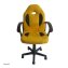 Schreibtischstuhl Junior höhenverstellbar ergonomischer Drehstuhl Gelb - 3