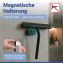 Bad- & Duschabzieher Mod. Agana, schwarz, silikon/edelstahl, 25x4x22 cm, mit magnetischer Wandhalterung - 3