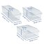 Kühlschrank-Organizer Set, 3-teilig, Aufbewahrungsboxen für Kühl- und Vorratsschrank - 3