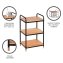Regal Mod. Loft aus Bambus mit 3 Etagen, Badezimmerregal, Wohnregal - 3