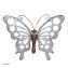 Metall Wanddekoration Schmetterling 44x35 cm dekorativ Vintage Look - 3