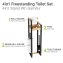 4 in 1 Stand WC-Garnitur Mod. Braidi, aus FSC® zertifiziertem Bambus - 3