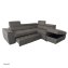 Couch Sandy mit Ottomane rechts Grau - 3