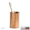 Zahnbürstenhalter Akazie Natur - 3