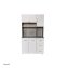 Küchenschrank Beton/Weiß Blanca - 3