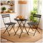 Gartenstuhl 2er-Set Basil Metall Schwarz - 3
