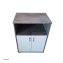 Küchenschrank Beton mit weißen Türen Blanca - 3