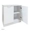 Küchenunterschrank Jenna Country Weiß 80 cm - 3