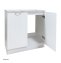Spülenunterschrank Jenna Country Weiß 80 cm - 3