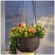 Blumenampel 2er Set Rattanoptik Braun - 3