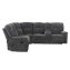 Ecksofa Evelina mit Liegefunktion Anthrazit - 3