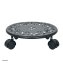Pflanzenroller Petunia Metall 2er-Set Schwarz - 3