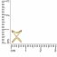 Ohrklemme 375/- Gelbgold glanz Ø 10,5mm - 3