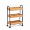 Beistellwagen Bambus/Metall - 3