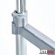 Rollkleiderständer, 2-stufig Metall, Kunststoff - 3