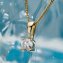Anhänger 585/- Gelbgold Brill. 0,25ct. weiß - 3