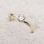 Ring 585/- Gelbgold 1 Brill. 0,50ct. weiß - 3