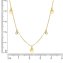 Kette 925/- Sterling Silber glanz gelb vergoldet Zirkonia weiß - 3