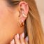 Ear Cuff 925 Sterling Silber vergoldet Golden Spark I - 3