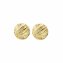 Ohrstecker 375 Gelbgold Struktur - 3