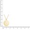 Collier 375/- Gelbgold  Blume - 3