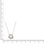 Collier 925/- Sterling Silber Perle und Saphir - 3