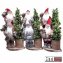 Weihnachtsmannfigur 30 cm mit Baum - 3