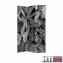 Paravent Leaf Gold und Silber - 3