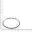 Armband Edelstahl Kristalle schwarz - 3
